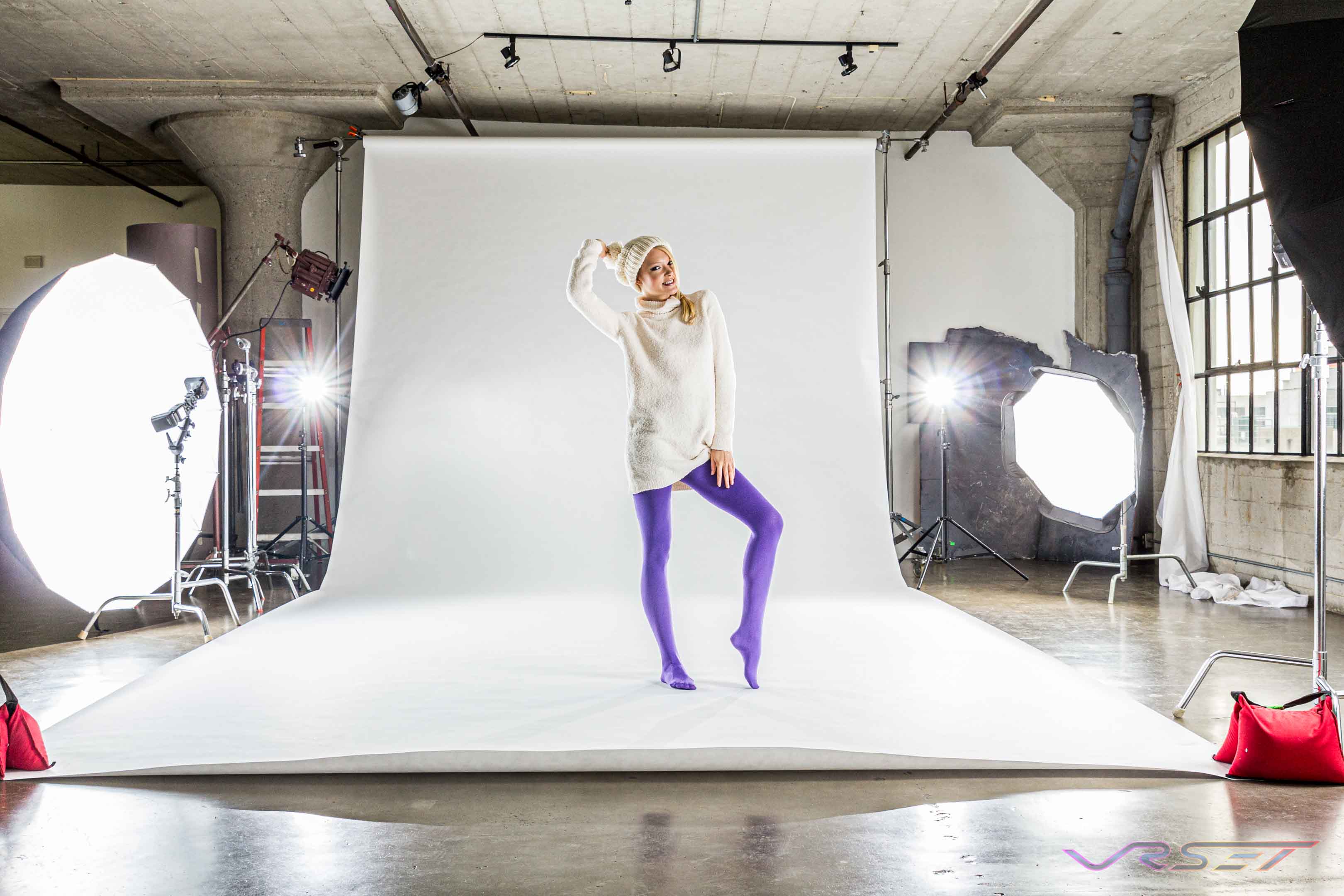 Creative brand photography featuring a product arranged for a commercial shoot
