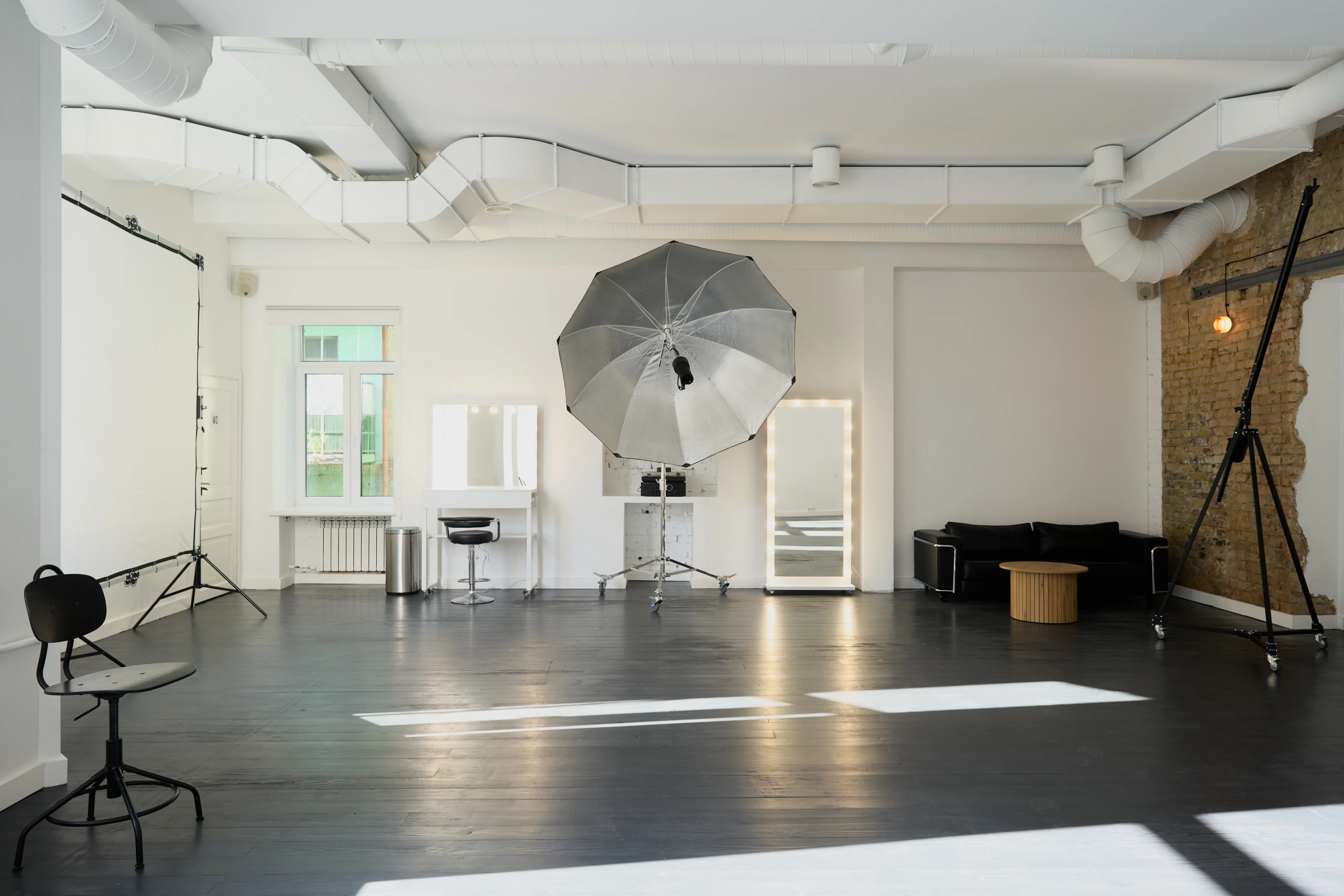 Professional photography equipment arranged for a carefully planned photoshoot